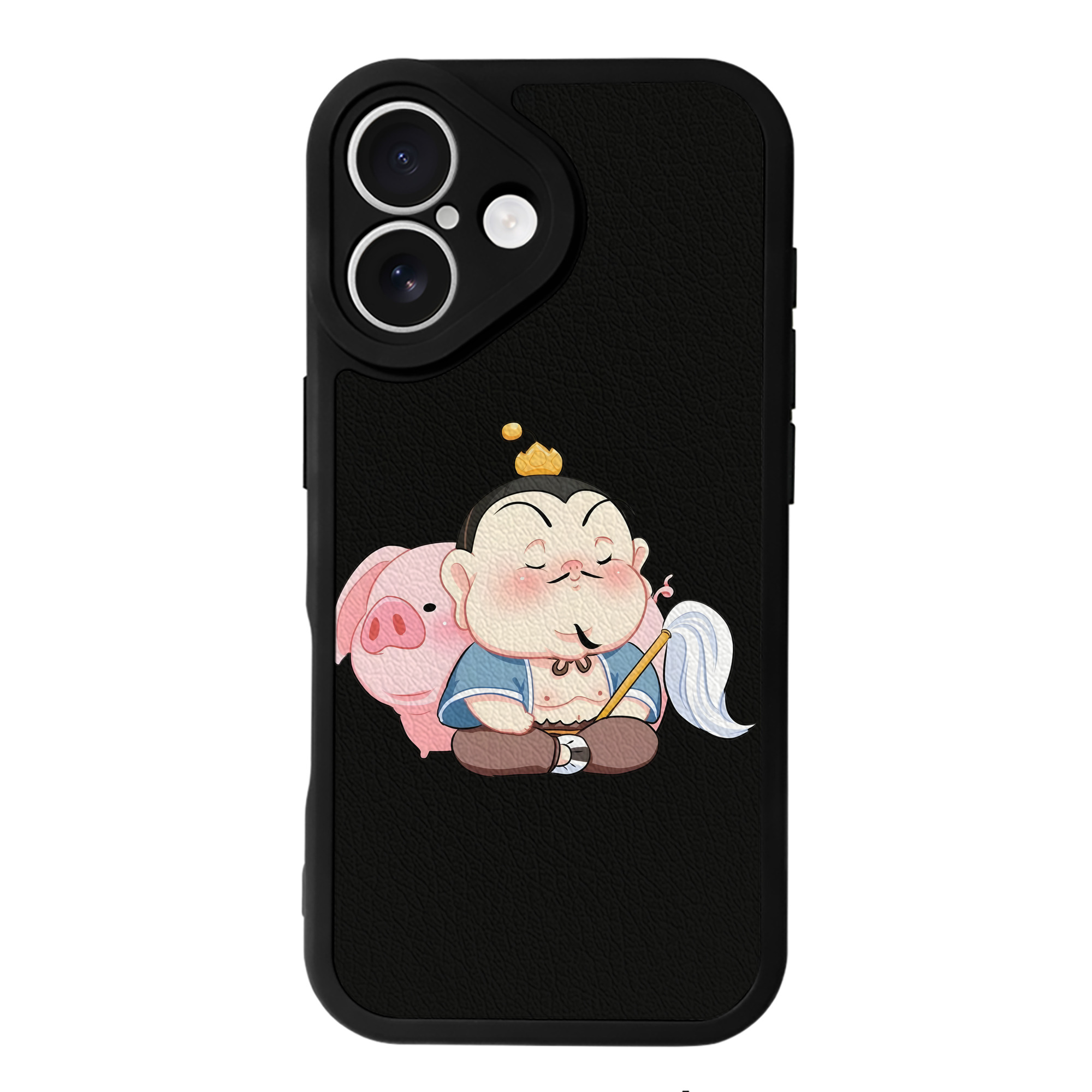 （画像用） Ne Zha 2 ナタ 魔童の大暴れ 【iPhone 16シリーズ対応】シリコンスマホケース（レザー調） 材質：シリコン